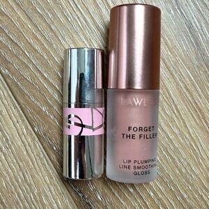 New lip bundle talk and lawless Lip Plumping Gloss Set - Pink and Rose Gold